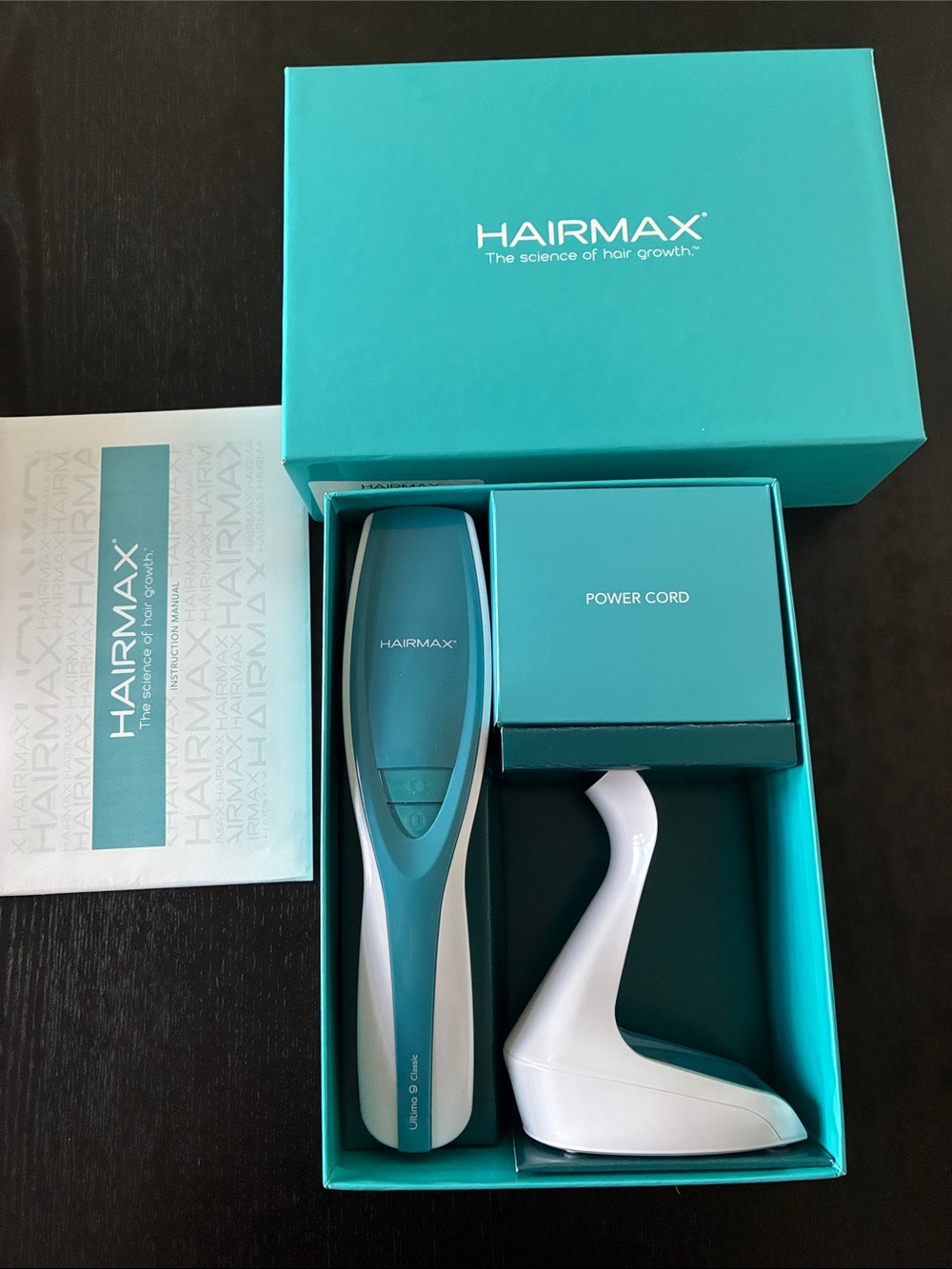 HairMax Laser Comb Hair Growth Device -used once